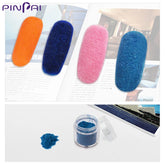 Velvet Glitter Powder Nail Art Soft Touch 10 Colors Nail Glitter Powder Bottled Velvet Matte Effect Manicure Decorations